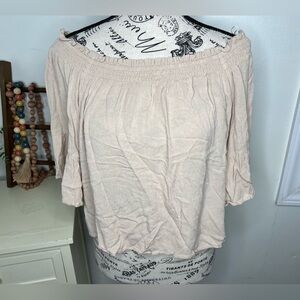 Favlux Off Shoulder Bell 3/4 Sleeve Top